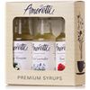 NEW BOX OF 3 AMORETTI PREMIUM FLORAL SYRUPS