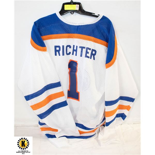 RICHTER OILERS #1 JERSEY