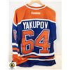 Image 1 : YAKUPOV GAME  JERSEY OILERS EMROIDERED