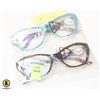 Image 1 : 2 PACKS READING GLASSES BLUE LIGHT BLOCKING