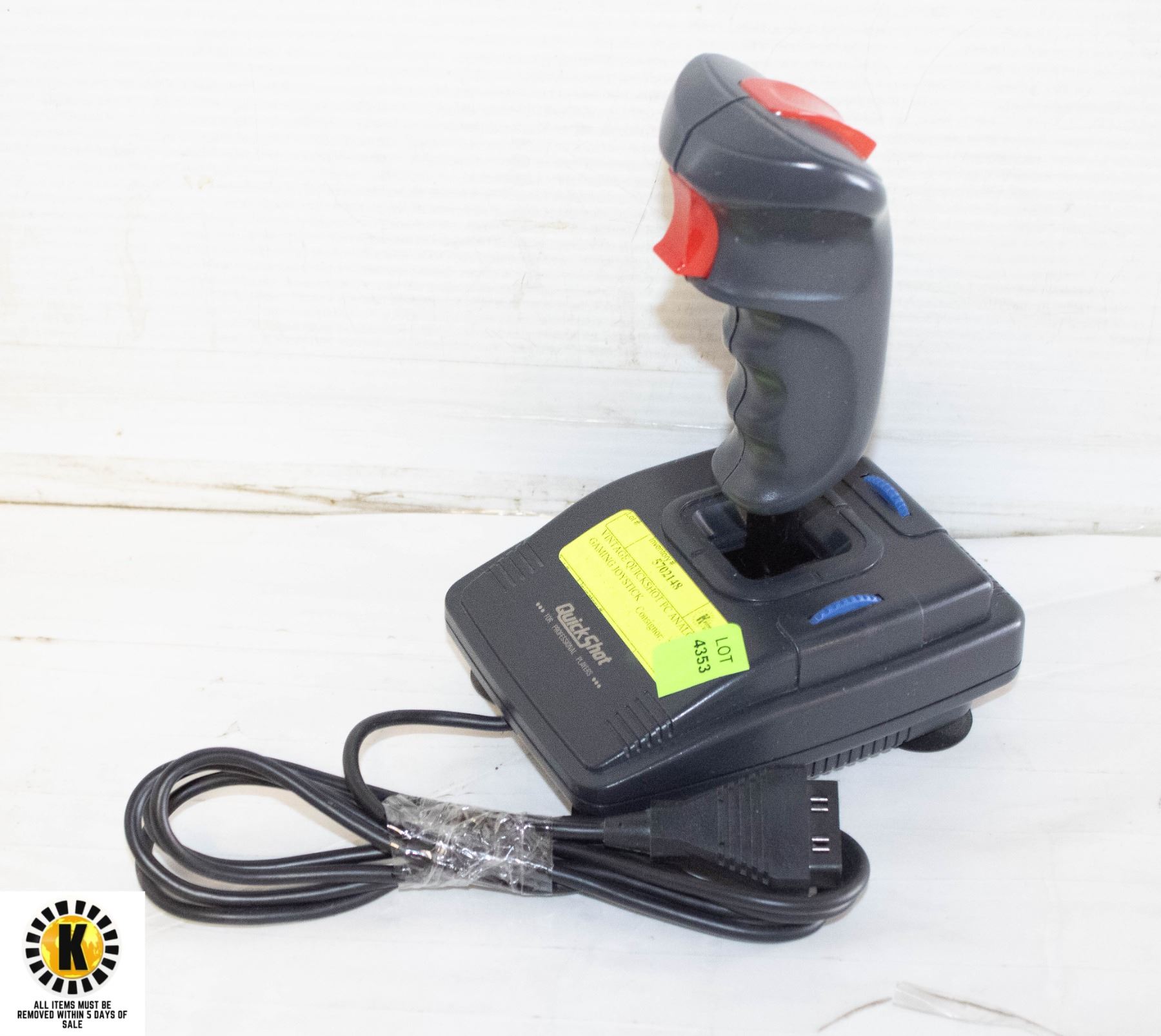 VINTAGE QUICKSHOT PC ANALOG GAMING JOYSTICK