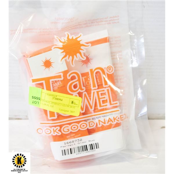 TAN TOWEL PERFECT GLOW DUO KIT - 1.69 FL OZ