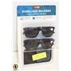 Image 1 : NEW SEALED SUNGLASS READERS 2 PK, +1.50