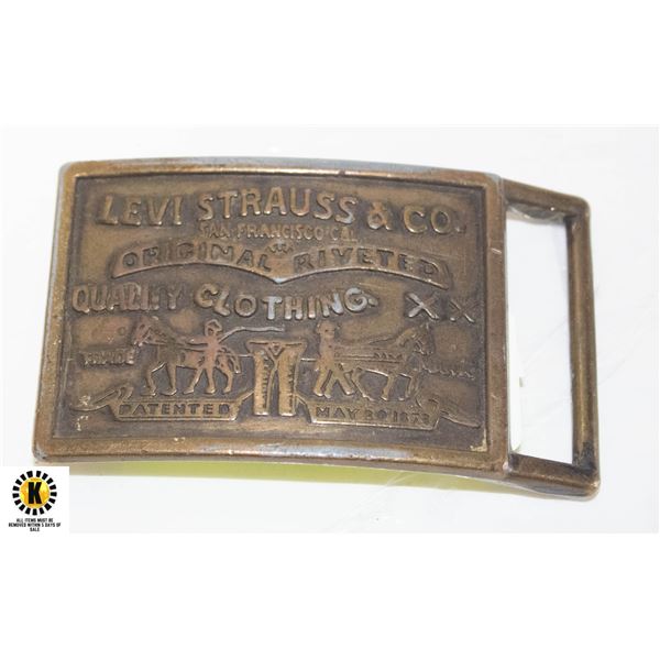 VINTAGE LEVI STRAUSS BELT BUCKLE