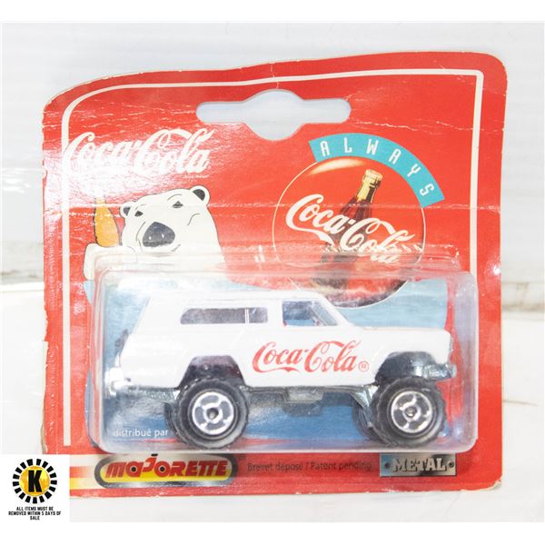 SEALED MAJORETTE COCA COLA SUV