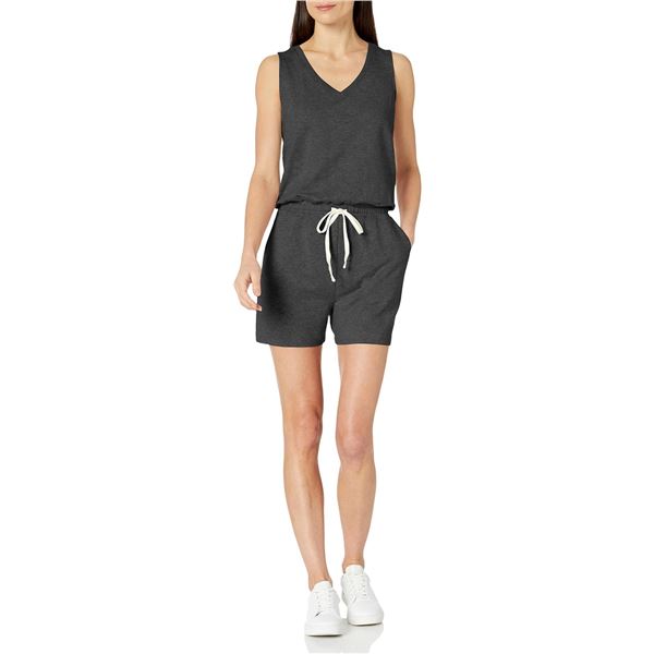 NEW AMAZON ESSENTIALS WOMEN'S STUDIO TERRY ROMPER