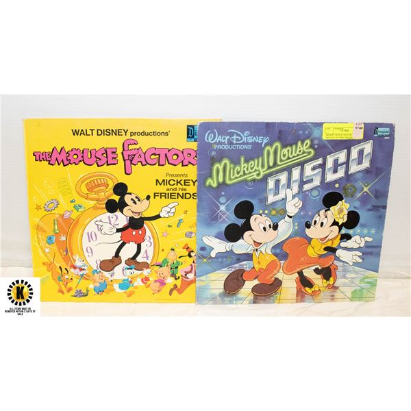 MICKEY MOUSE DISCO& THE MOUSE FACTORY RECORD