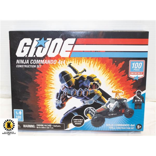 NEW SEALED G.I.OE NINJA COMMANDO 4X4 CONSTRUCTION