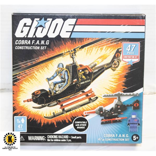 NEW SEALED G.I.JOE COBRA F.A.N.G. CONSTRUCTION SET