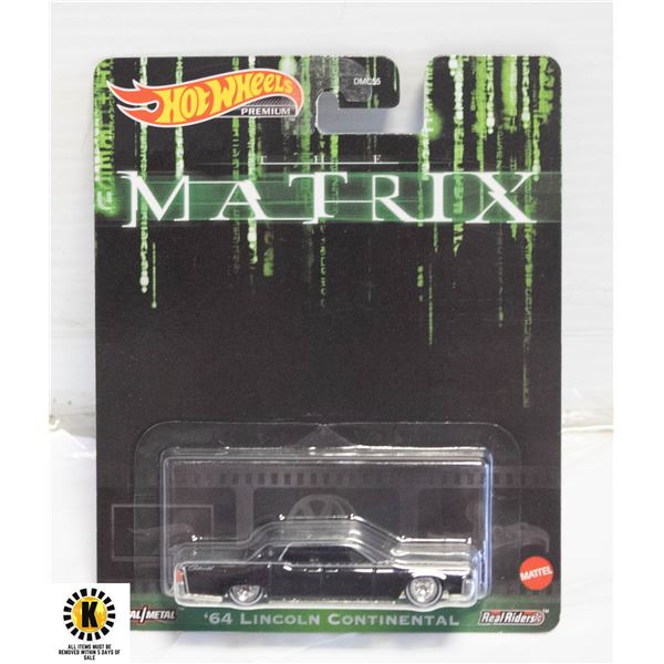 NEW SEALED HOTWHEELS MATRIX 1964 LINCOLN