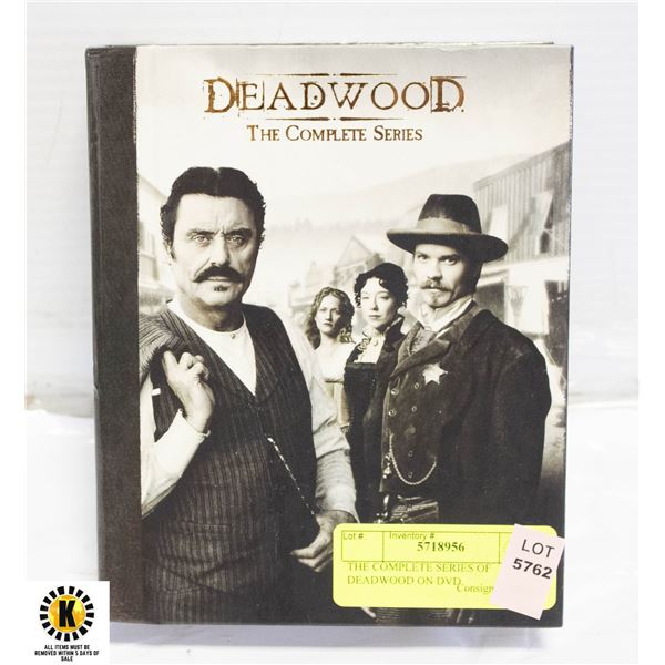 THE COMPLETE SERIES OF DEADWOOD ON DVD