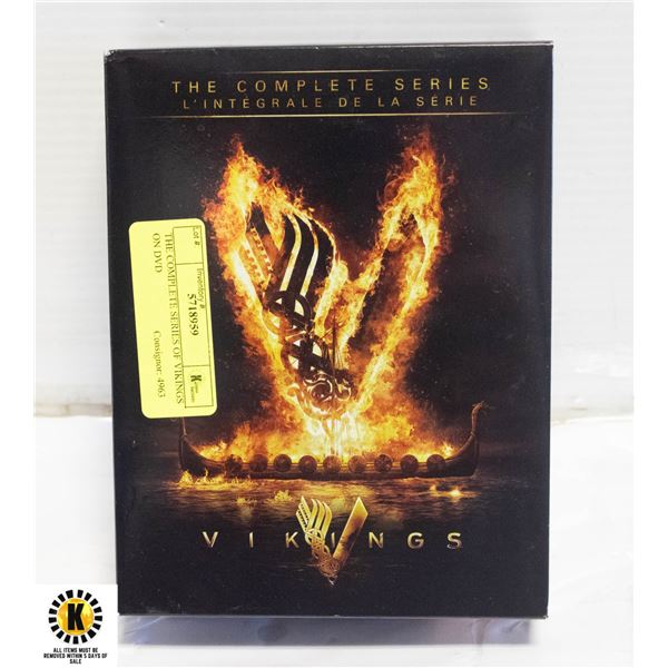 THE COMPLETE SERIES OF VIKINGS ON DVD