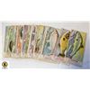 Image 1 : 1920'S COWAN CO.- "FISH CARD SERIES"- 24 CARDS