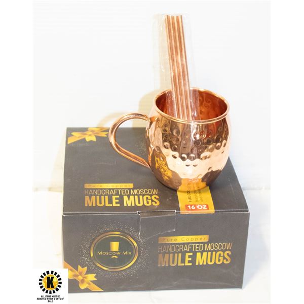 COPPER MULE MUGS NEW