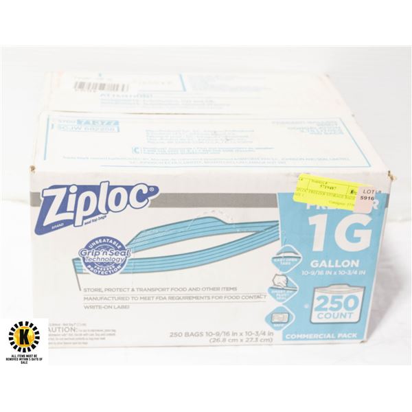 ZIPLOC FREEZER STORAGE BAGS SIZE 1