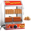 NEW VEVOR HOT DOG STEAMER - 2 TIER HUT FOR HOTDOGS