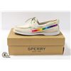 NEW SPERRY A/O 2-EYE PRIDE MEN'S SIZE 4.5