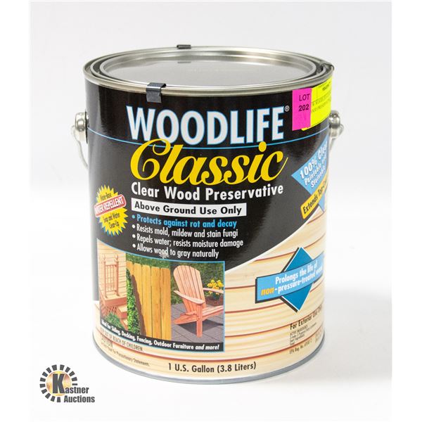 NEW WOODLIFE CLASSIC CLEAR WOOD PRESERVATIVE 3.8L