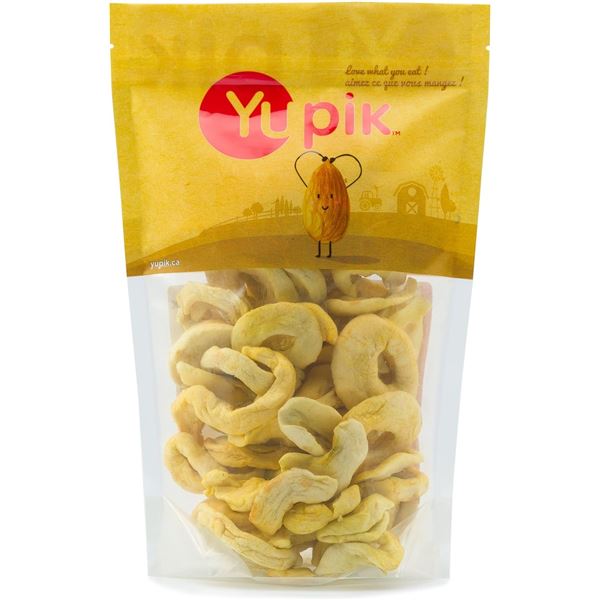 NEW 450G BAG OF YUPIK DRIED APPLE RINGS