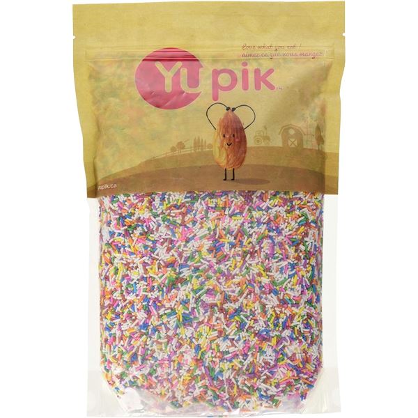 NEW 1KG BAG OF YUPIK RAINBOW SPRINKLES