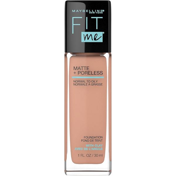 4 NEW BOTTLES OF MAYBELLINE FITME MATTE & PORELESS