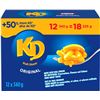 NEW CASE OF 12 BOXES WITH KD KRAFT DINNER ORIGINAL