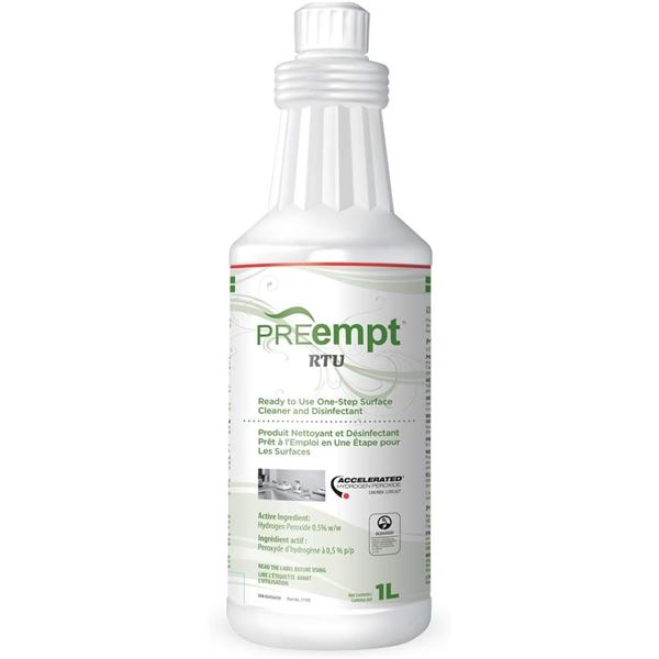 NEW PREEMPT RTU 1L BOTTLE OF READY TO USE ONE-STEP