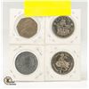 Image 2 : LOT OF 4 VARIOUS COINS