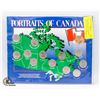 Image 1 : 1992 CANADA 13 COIN SET IN COLLECTORS HOLDER