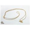 Image 1 : 10K YELLOW GOLD NECKLACE WITH 10K