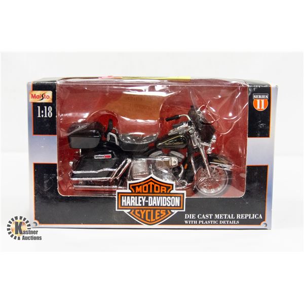 NEW HARLEY-DAVIDSON 1:18 DIECAST METAL REPLICA