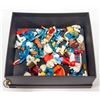 Image 1 : BOX WITH 17 VINTAGE SMURFS BY SCHLEICH