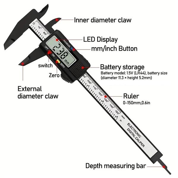 NEW ELECTRONIC DIGITAL VERNIER CALIPER