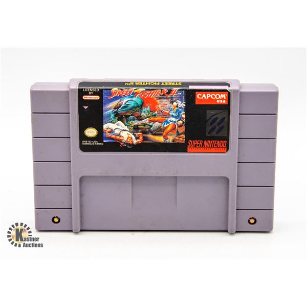 SUPER NINTENDO STREET FIGHTER II CARTRIDGE