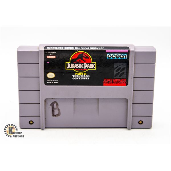 SUPER NINTENDO JURASSIC PARK P2 THE CHAOS CONTINUE