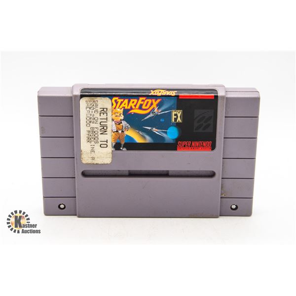 SUPER NINTENDO STAR FOX CARTRIDGE