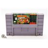 Image 1 : SUPER NINTENDO DONKEY KONG COUNTRY CARTRIDGE