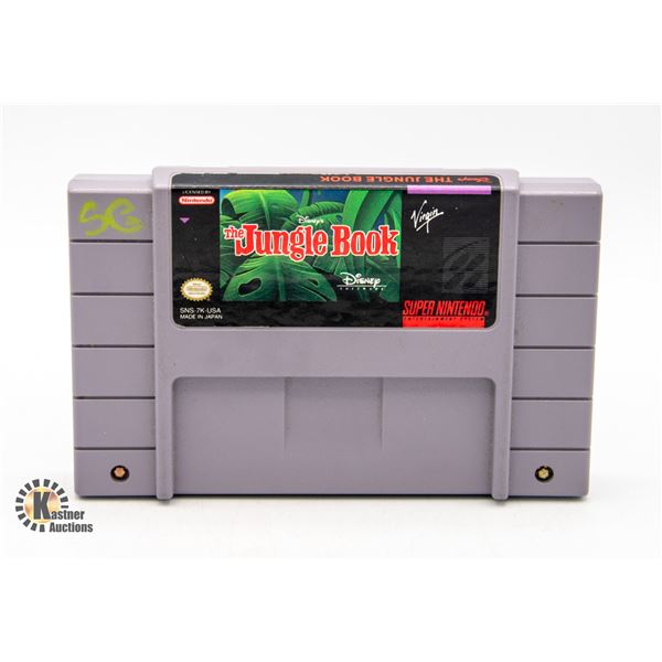 SUPER NINTENDO DISNEY THE JUNGLE BOOK CARTRIDGE