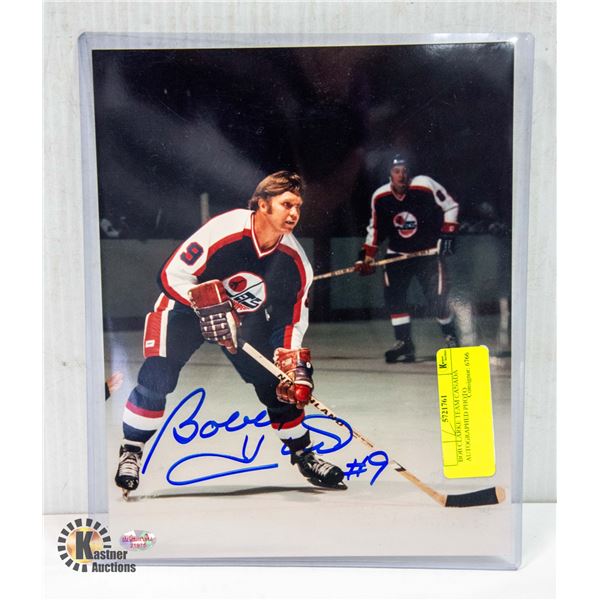 BOB CLARKE TEAM CANADA AUTOGRAPHED PHOTO