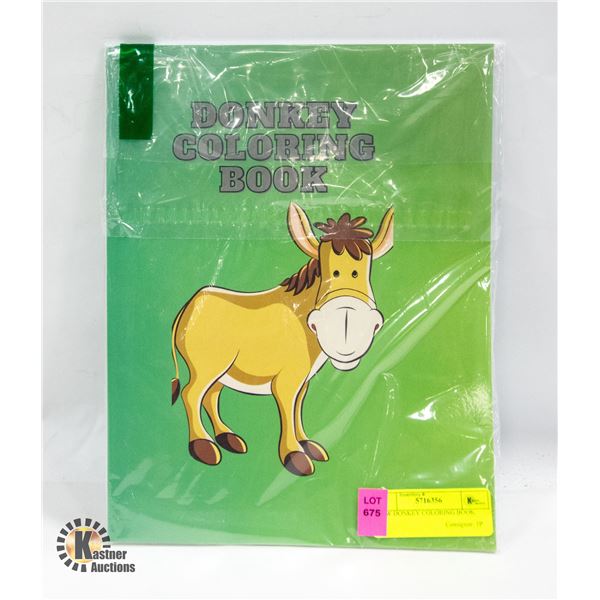 NEW DONKEY COLORING BOOK