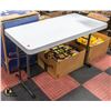 Image 1 : LIFETIME 4FT PLASTIC FOLDING TABLE