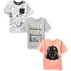 Image 1 : NEW SPOTTED ZEBRA STAR WARS BOYS SZ S SHORT SLEEVE