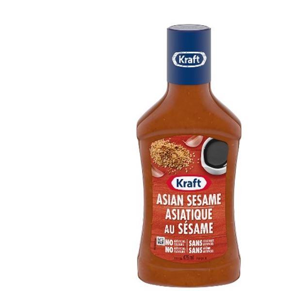 3 NEW BOTTLES OF KRAFT ASIAN SESAME DRESSING