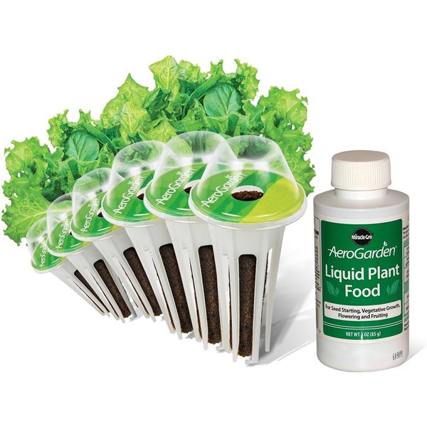 NEW AEROGARDEN SALAD GREENS SEED POD KIT - 6 PODS