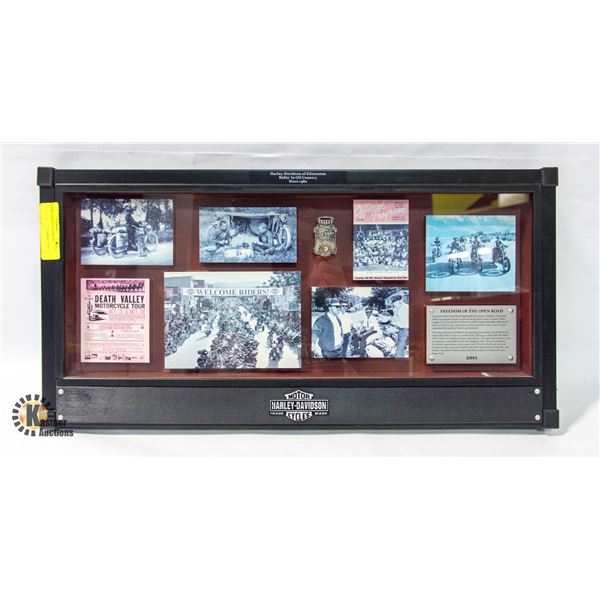 FRAMED HARLEY DAVIDSON