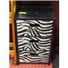 3 DRAWER ZEBRA PRINT CRAFT CABINET-ESTATE