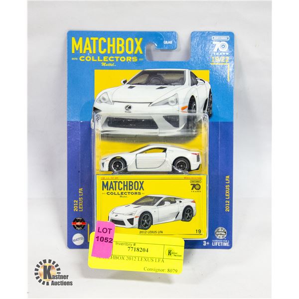 MATCHBOX 2012 LEXUS LFA