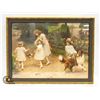 Image 2 : 2PC 22" X29" ARTHUR J. ELSLEY 1907 GOLD FRAMED