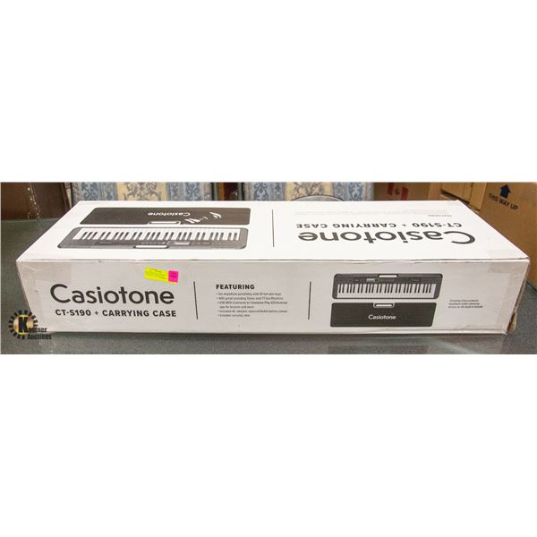 NEW CASIOTONE CT-S190 + CARRYING CASE DIGITAL