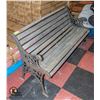 Image 1 : VINTAGE CAST IRON BENCH 29.5"H X 49.5"W X 24"D